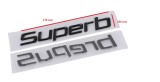 emblema scris SUPERB negru