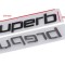 emblema scris SUPERB negru
