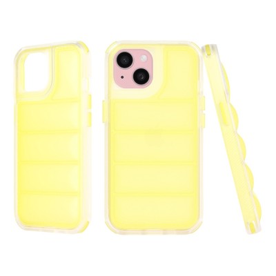 Husa iPhone 15 Techsuit Wave Shield, galben foto