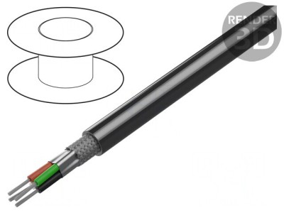 Cablu RS232/RS423 4x24AWG 305m PVC Crom foto