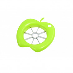 Dispozitiv pentru feliat mere, 6 felii, verde