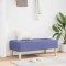 vidaXL bancă Denim Albastru 113 x 57 x 39 cm țesătură 42001945