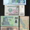 Set 5 bancnote de prin lume adunate (cele din imagini) #273