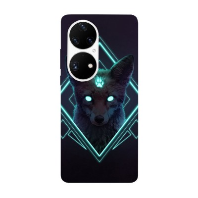 Husa compatibila cu Huawei P40 model Neon Fox, Silicon, TPU, Viceversa foto