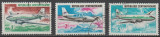 Republica Centrafricana 1967 , Posta Aeriana , Aviatie , Set Complet, Stampilat