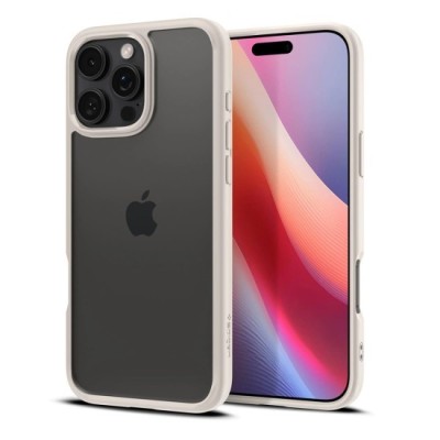 Husa pentru iPhone 16 Pro Max - Spigen Ultra Hybrid - Natural Titanium foto