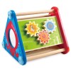 Jucarie din lemn interactiva - Triunghi cu activitati, Hape