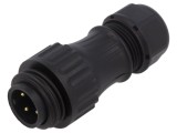 Mufă WA22 tată 4 pini IP67 16A terminal șurub