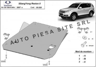 Scut metalic cutie viteze SsangYong Rexton fabricat incepand cu 2007 APS-00,020 foto