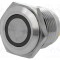 Comutator ONPOW anti-vandalism 2 SPST-NO 2A/36VDC IP65 galben