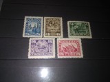 TIMBRE CEHOSLOVACIA 1945, Nestampilat