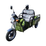 Triciclu electric Thor City ECO verde 650W, baterie 48V 20Ah (4 buc), viteza 25 km/h, autonomie 25-50 km, 2450x900x1250 mm, bena 1000x600x250 mm