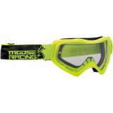MBS Ochelari Motocross/Enduro MOOSE RACING Qualifier, verde/negru, sticla clara, Cod Produs: 26012656PE