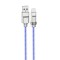 Cablu usb la tip-c pd100w, 1m hoco crystal, blue