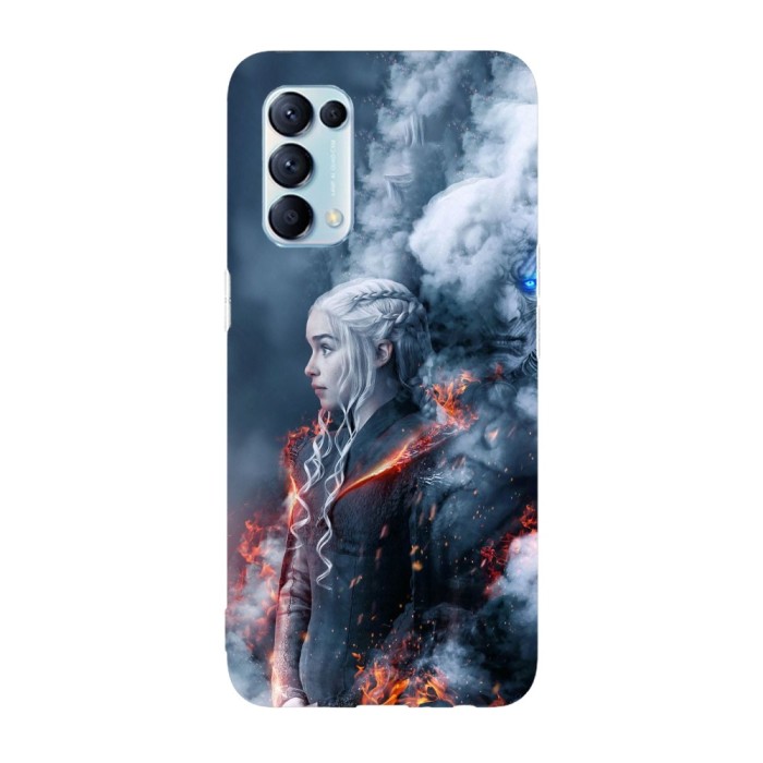 Husa compatibila cu Oppo A72, Viceversa, model Daenerys Game of Thrones, Silicon, TPU