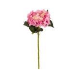 Floare decorativa artificiala, Hortansie, Roz, 56 cm, ATU-089348, Oem