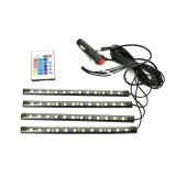 Lumini undercar led - rgb pentru interior sau exterior cu telecomanda - 22cm, AVEX