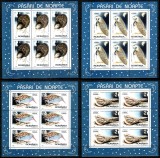 Romania 1998, LP 1458 a, Pasari de noapte, coli mici de 6, MNH! LP 35,00 lei, Natura, Nestampilat