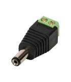 Mufa alimentare DC 2.5x5.5 mm tata prindere rapida tip regleta, Oem