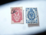 2 Timbre Finlanda 1901 , val. 10 si 20peni stampilate