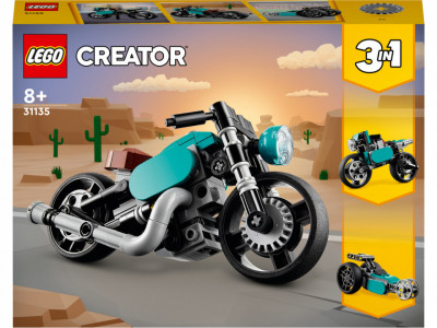 MOTOCICLETA VINTAGE, LEGO 31135 foto