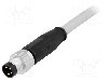 Conector M8, 4 pini, clasa etanseitate {{Clasa etan&amp;#351;eitate}}, HARTING - 21348000481005