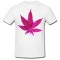 Tricou &quot; Marijuana mauve &quot;