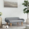 Gossi pat de caini, gri deschis, 70x40x24 cm, material textil