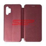 Husa Flip Cover Samsung Galaxy A32 5G, Piele Ecologica, Protectie Completa, Tip Carte, Wine
