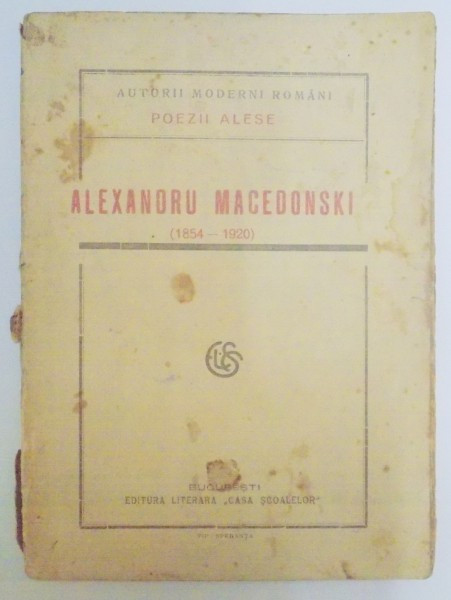 POEZII ALESE: ALEXANDRU MACEDONSKI (1854-1920)