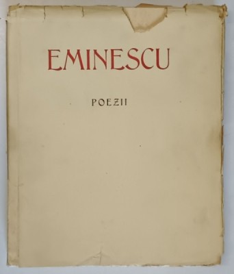 Eminescu, Poezii - Bucuresti, 1939 foto