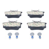 Set placute frana spate ATE, Audi A1 (8X), 2010-2018, A3 (8P), A4 (B6/B7), 2000-2008; VW Caddy III, 2004-, Eos, Golf Plus, Golf V, Golf Vi, Polo (9N)