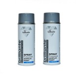 Pachet 2 x Vopsea Spray Brilliante Gri Argintiu uscare rapida RAL 7001 400 ml