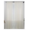 Perdea G3295, Atria, poliester, alb - auriu, 335 cm