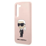Cumpara ieftin Husa Cover Karl Lagerfeld Liquid Silicone Ikonik NFT pentru Samsung Galaxy S23 Plus Pink