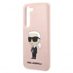 Husa Cover Karl Lagerfeld Liquid Silicone Ikonik NFT pentru Samsung Galaxy S23 Plus Pink