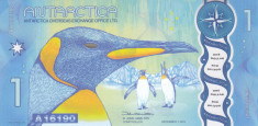 Bancnota Antarctica 1 Dolar 2015 - PNL UNC ( polimer ) foto