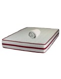 Set Saltea ortopedica, cu arcuri, Roza Super Lux Ortopedic 140x200x25cm, fermitate mediu-tare, plasa arcuri Bonell, fara vara-iarna, banda de aerisire