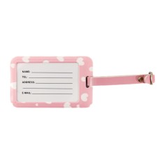 Eticheta de identificare bagaje Cute Cat Roz 11X7 cm ComfortTravel Luggage
