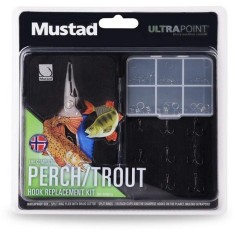 Combo Cleste Mustad Multifunctional + Accesorii Hook Replacement Perch &amp;amp; Trout foto