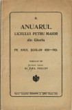C9702N Anuarul Liceului Petru Maior din Gherla pe anul școlar 1920-1921 publicat de dr Emil Precup, profesor titular, director provizor, Gherla, 1921
