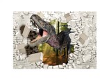 Sticker decorativ cu Dinozauri, 85 cm, 233STK, animale si pasari
