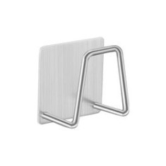 Suport burete vase, autoadeziv, inox, argintiu