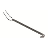 Furca Carne Gratar Inox Salvinelli 44 cm &ndash; 2 Varfuri Lungi