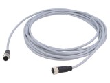 Cablu HARTING 5 pini M12 pentru senzori automatizări 6m PVC