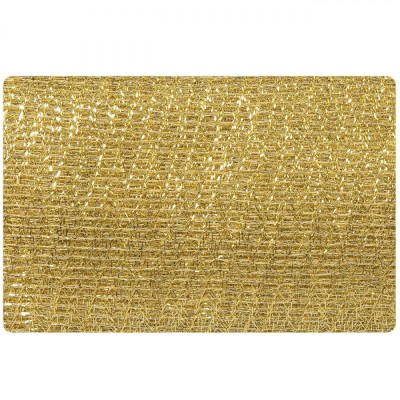 Tesatura Decorativa Craciun, Rola Poliester, Culoare Aurie, 3m x 80cm foto