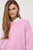 Weekend Max Mara pulover de l&acirc;nă femei, culoarea roz 2415360000000