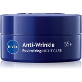 NIVEA Revitalizing cremă de noapte anti-&icirc;mbătr&acirc;nire antirid 55+ 50 ml