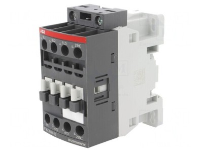 Contactor 3-polar cu 3 contacte auxiliare NC 16A, 45mm foto