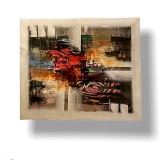 Tablou pictat manual Abstract Autumn foto